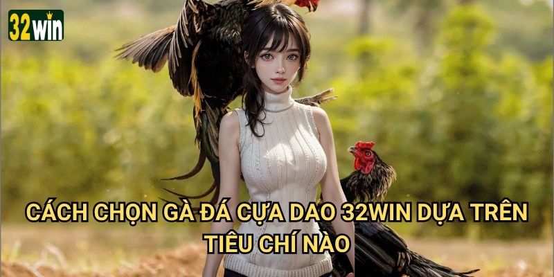 Cách chọn gà đá cựa dao 32win có bí quyết gì đặc biệt? 2 Cách chọn gà đá cựa dao 32win dựa trên tiêu chí nào?