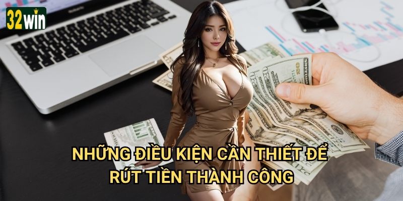 Rút tiền 32win có nhanh chóng và đảm bảo an toàn không? 3 Những điều kiện cần thiết để rút tiền thành công