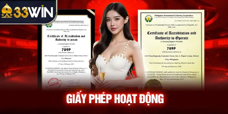 Trang Chủ 32 Giấy Phép Hoạt Động Hợp Pháp